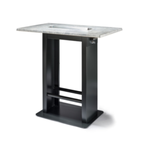 Venkovní kuřácký stůl s integrovaným popelníkem. Vysoce stabilní díky robustní celokovové konstrukci.